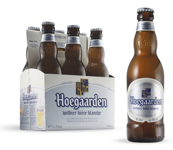 Самое популярное пшеничное пиво Hoegaarden