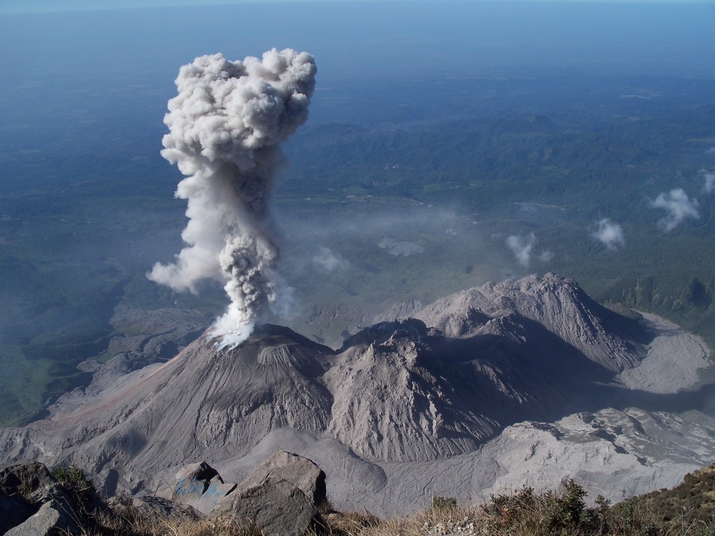 Вулкан Санта-Мария в Гватемале