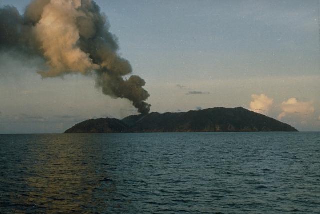 Извержение вулкана Баррен в 1991 году