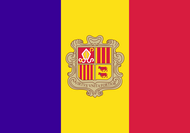 Официальный флаг государтсва Андорра