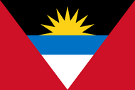 Официальный флаг государтсва Антигуа и Барбуда