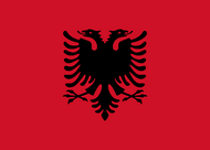 Официальный флаг государтсва Албания