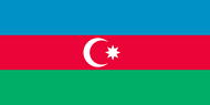 Официальный флаг государтсва Азербайджан