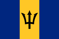 Официальный флаг государтсва Барбадос
