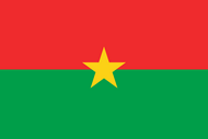 Официальный флаг государтсва Буркина-Фасо
