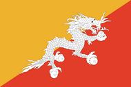 Официальный флаг государтсва Бутан