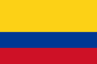 Официальный флаг государтсва Колумбия