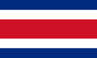 Официальный флаг государтсва Коста-Рика