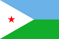 Официальный флаг государтсва Джибути
