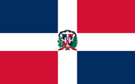 Официальный флаг государтсва Доминиканская Республика
