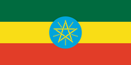 Официальный флаг государтсва Эфиопия