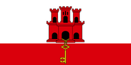 Официальный флаг государтсва Гибралтар