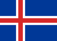 Официальный флаг государтсва Исландия