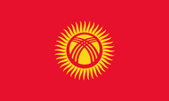 Официальный флаг государтсва Киргизия