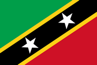 Официальный флаг государтсва Сент-Китс и Невис