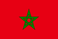 Официальный флаг государтсва Марокко