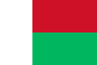 Официальный флаг государтсва Мадагаскар