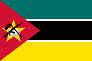 Официальный флаг государтсва Мозамбик