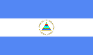 Официальный флаг государтсва Никарагуа