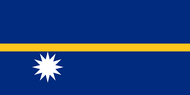 Официальный флаг государтсва Науру
