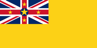 Официальный флаг государтсва Ниуэ