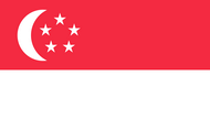 Официальный флаг государтсва Сингапур