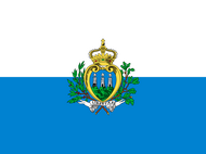 Официальный флаг государтсва Сан-Марино