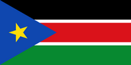 Официальный флаг государтсва Южный Судан