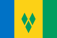 Официальный флаг государтсва Сент-Винсент и Гренадины