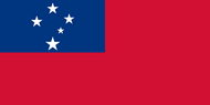 Официальный флаг государтсва Самоа