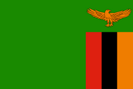 Официальный флаг государтсва Замбия