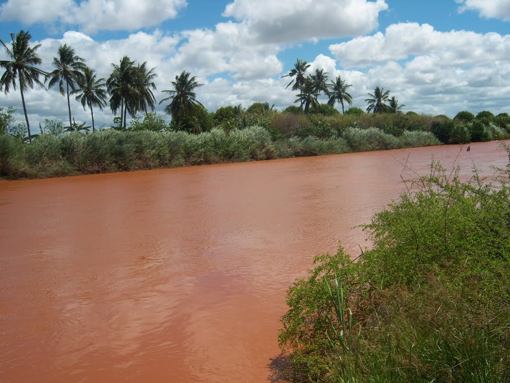 Река Джубба пересекает линию экватора, Сомали.